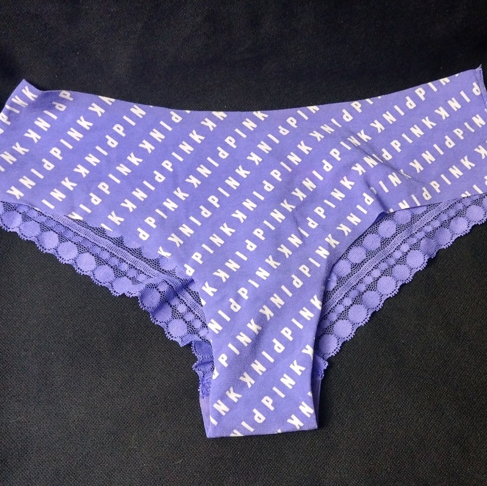 Victoria's Secret purple lace trim panties PINK S